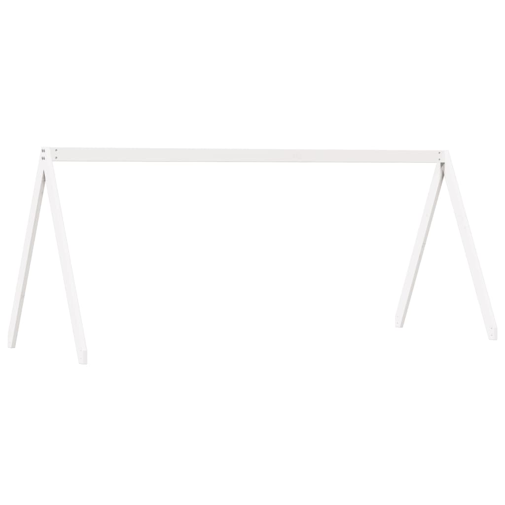Bunk Bed without Mattress White 90x200 cm Solid Wood Pine