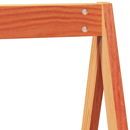 Bunk Bed without Mattress Wax Brown 90x200 cm Solid Wood Pine