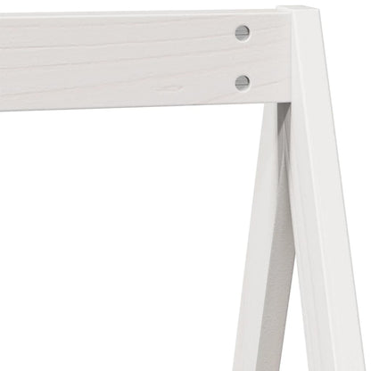 Bunk Bed without Mattress White 90x200 cm Solid Wood Pine