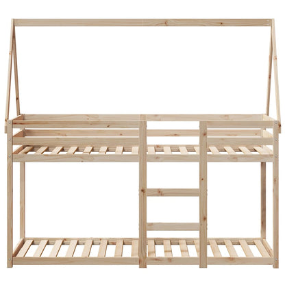 Bunk Bed without Mattress 80x200 cm Solid Wood Pine
