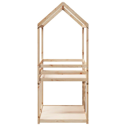 Bunk Bed without Mattress 90x200 cm Solid Wood Pine