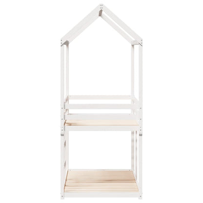 Bunk Bed without Mattress White 90x200 cm Solid Wood Pine
