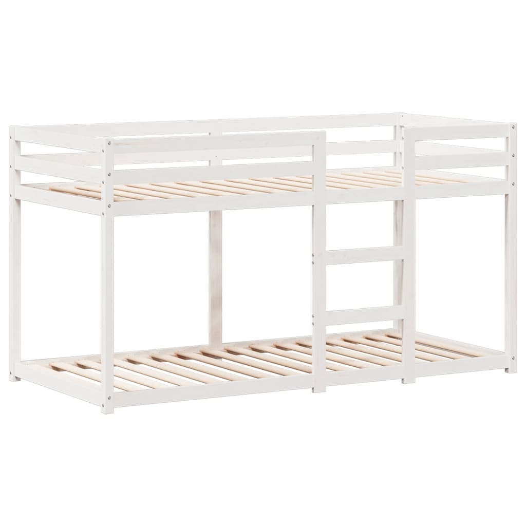 Bunk Bed without Mattress White 80x200 cm Solid Wood Pine