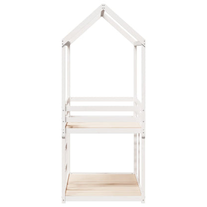 Bunk Bed without Mattress White 80x200 cm Solid Wood Pine