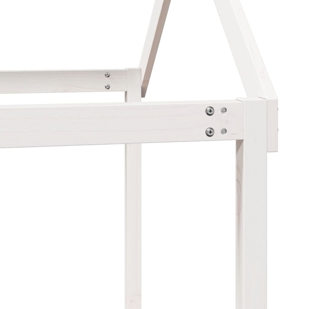 Bunk Bed without Mattress White 80x200 cm Solid Wood Pine