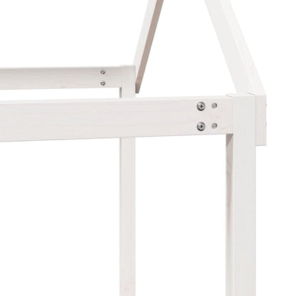 Bunk Bed without Mattress White 80x200 cm Solid Wood Pine