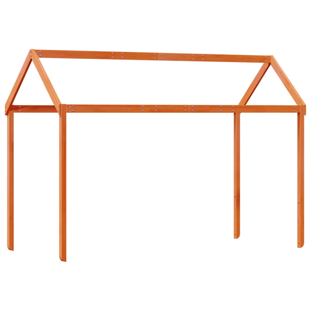 Bunk Bed without Mattress Wax Brown 90x190 cm Single Solid Wood Pine