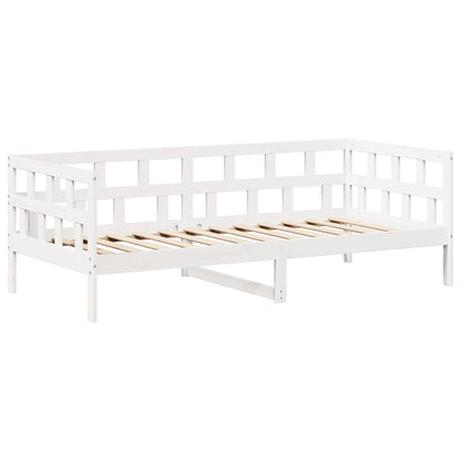Day Bed Set with Roof without Mattress White 80x200 cm