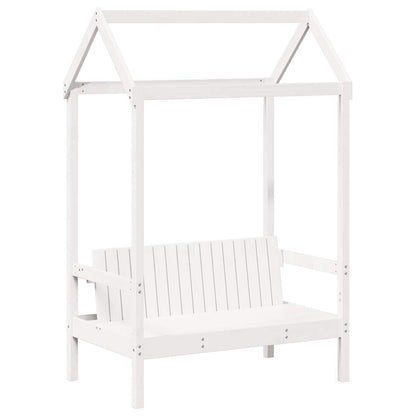 Day Bed Set with Roof without Mattress White 80x200 cm
