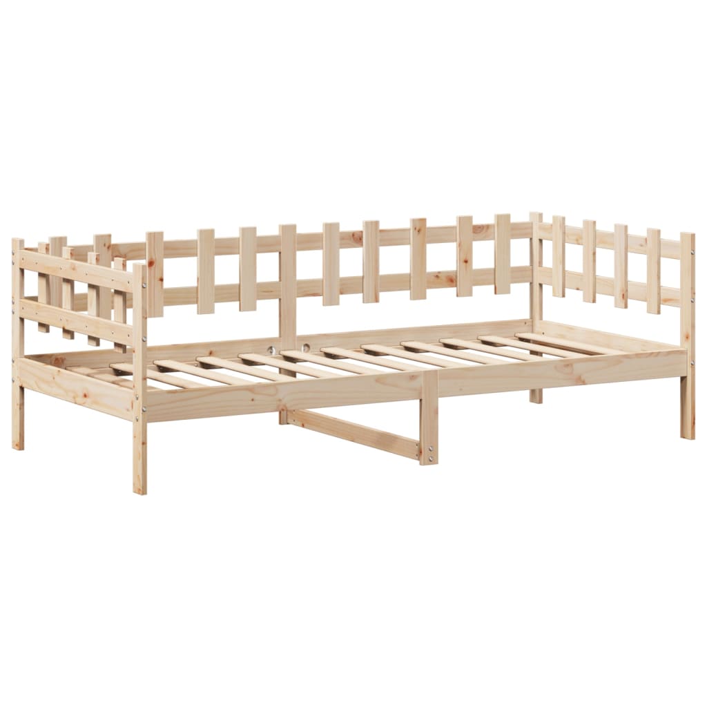 Day Bed with Roof without Mattress 80x200 cm Solid Wood
