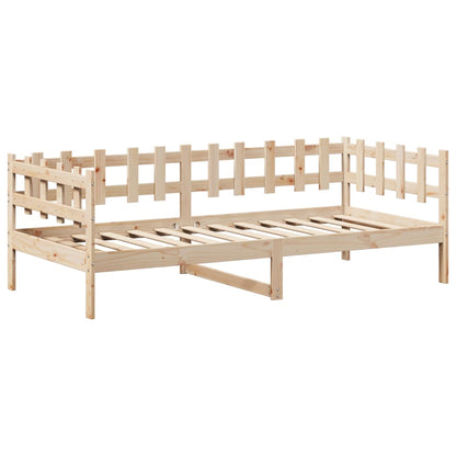 Day Bed with Roof without Mattress 80x200 cm Solid Wood