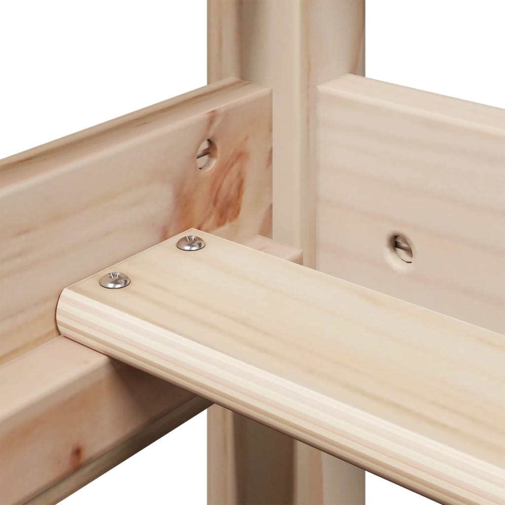 Day Bed with Roof without Mattress 80x200 cm Solid Wood