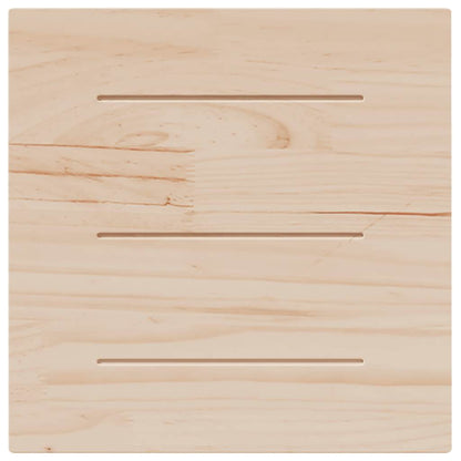 Table Top 50x50x1.7 cm Square Solid Wood Pine