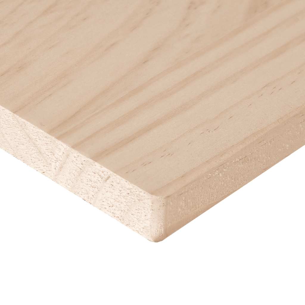 Table Top 80x50x1.7 cm Rectangular Solid Wood Pine