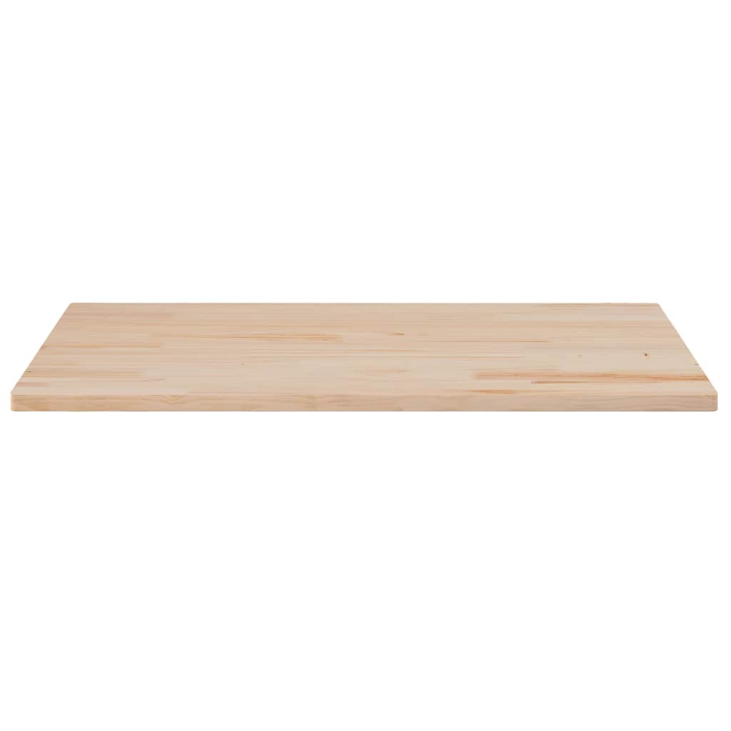 Table Top 100x50x1.7 cm Rectangular Solid Wood Pine