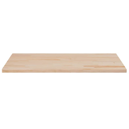 Table Top 100x50x1.7 cm Rectangular Solid Wood Pine