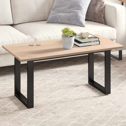 Table Top 100x50x1.7 cm Rectangular Solid Wood Pine