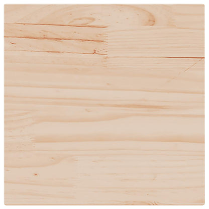 Table Top 40x40x2.5 cm Square Solid Wood Pine