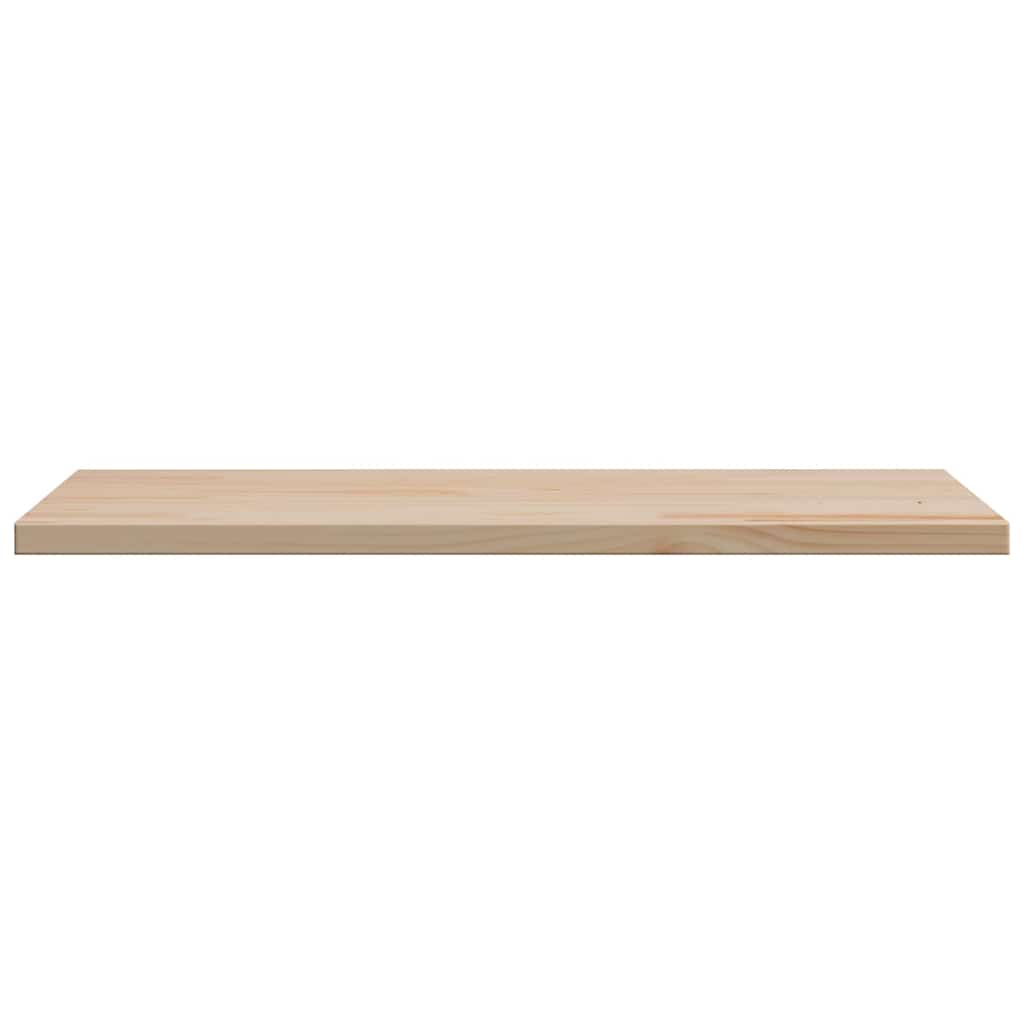 Table Top 80x50x2.5 cm Rectangular Solid Wood Pine