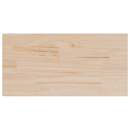 Table Tops 2 pcs 80x40x2.5 cm Rectangular Solid Wood Pine