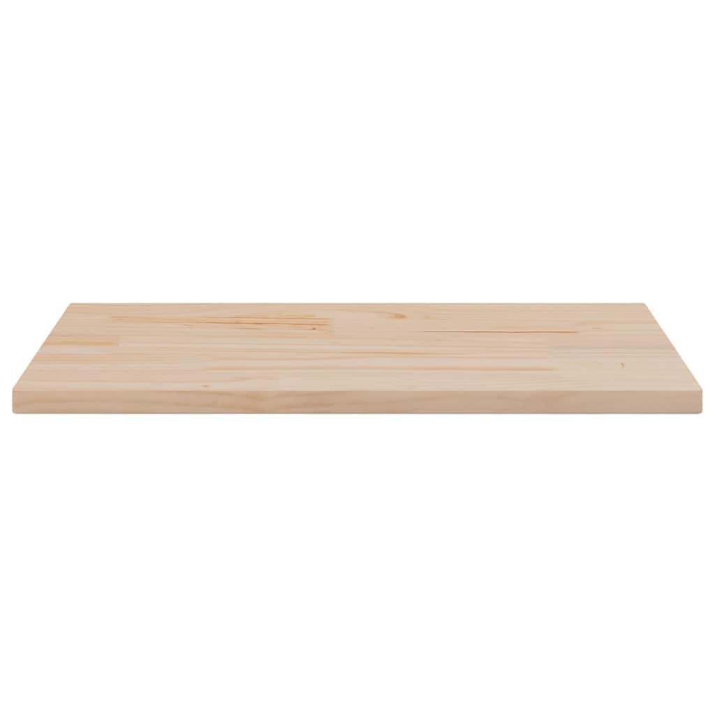 Table Tops 2 pcs 80x40x2.5 cm Rectangular Solid Wood Pine