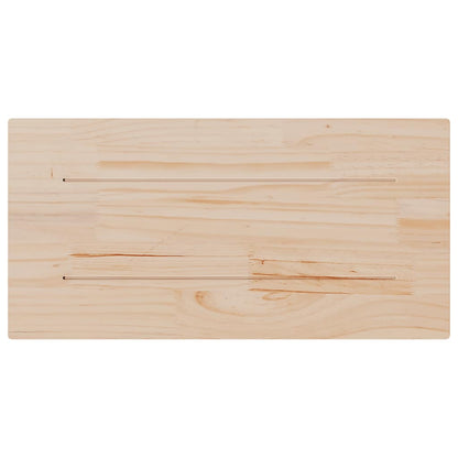 Table Tops 2 pcs 80x40x2.5 cm Rectangular Solid Wood Pine