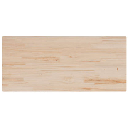 Table Top 90x40x2.5 cm Rectangular Solid Wood Pine