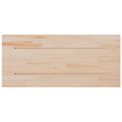 Table Top 90x40x2.5 cm Rectangular Solid Wood Pine