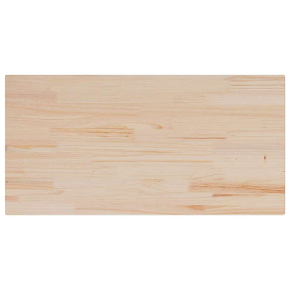 Table Top 100x50x2.5 cm Rectangular Solid Wood Pine