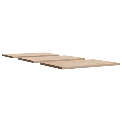 Table Tops 3 pcs 80x53x2.5 cm Rectangular Solid Wood Pine