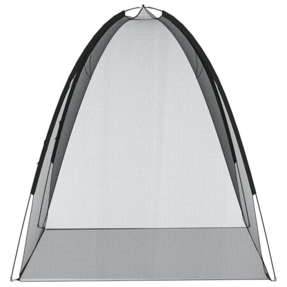 Mosquito Net Mongolia with Doors 220 Mesh Black 200x120x130 cm