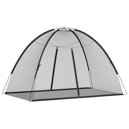 Mosquito Net Mongolia with Doors 220 Mesh Black 200x120x130 cm