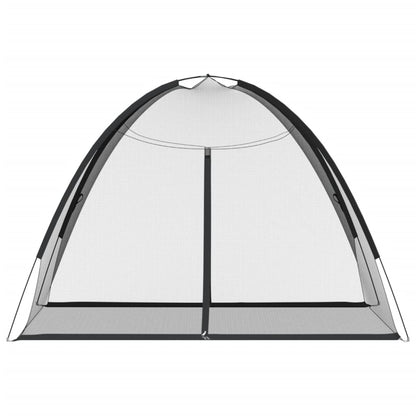 Mosquito Net Mongolia with Doors 220 Mesh Black 200x150x140 cm