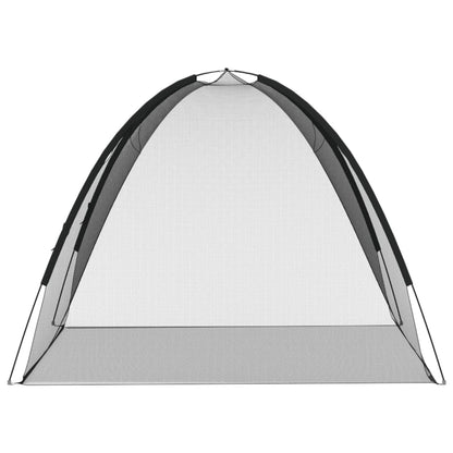 Mosquito Net Mongolia with Doors 220 Mesh Black 200x180x135 cm