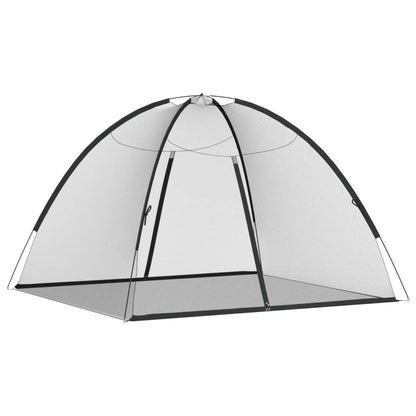 Mosquito Net Mongolia with Doors 220 Mesh Black 200x180x135 cm