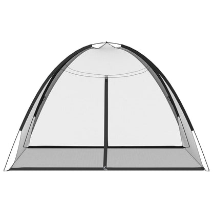 Mosquito Net Mongolia with Doors 220 Mesh Black 200x200x135 cm