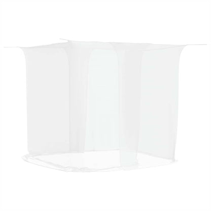Hanging Mosquito Net 156 Mesh White 220x150x180 cm