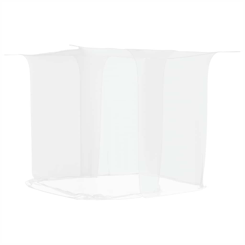 Hanging Mosquito Net 156 Mesh White 220x180x180 cm
