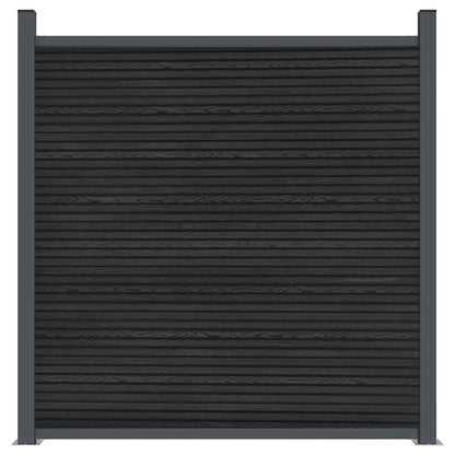 Fence Panel Grey 1045x186 cm WPC