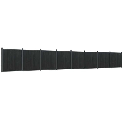 Fence Panel Grey 1391x186 cm WPC