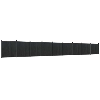 Fence Panel Grey 1564x186 cm WPC