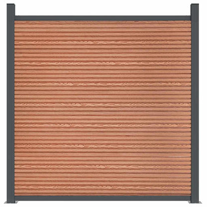 Fence Panel Brown 1045x186 cm WPC