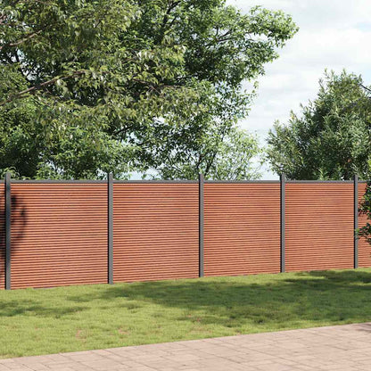 Fence Panel Brown 1045x186 cm WPC