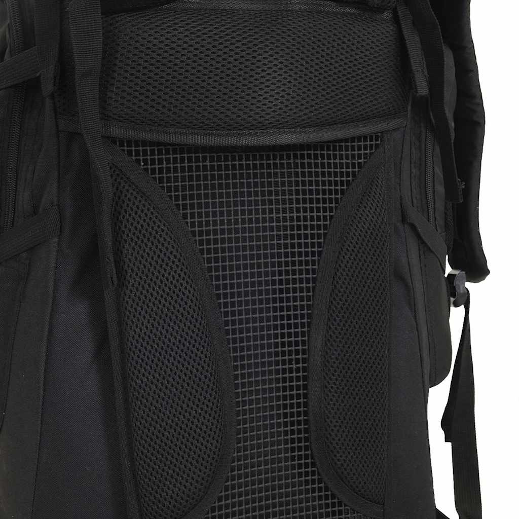 Hiking Backpack Black 60 L Oxford Fabric