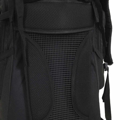 Hiking Backpack Black 60 L Oxford Fabric