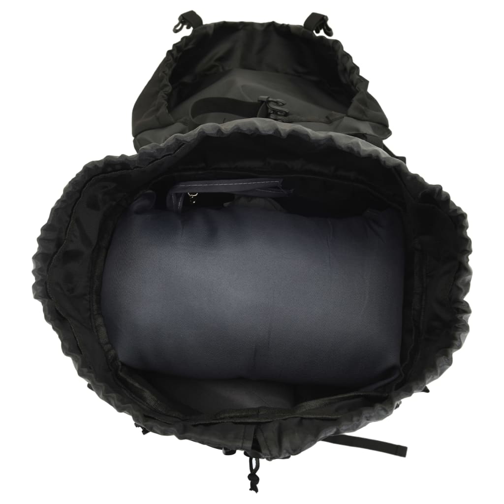 Hiking Backpack Black 80 L Oxford Fabric