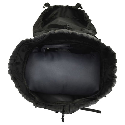 Hiking Backpack Black 80 L Oxford Fabric
