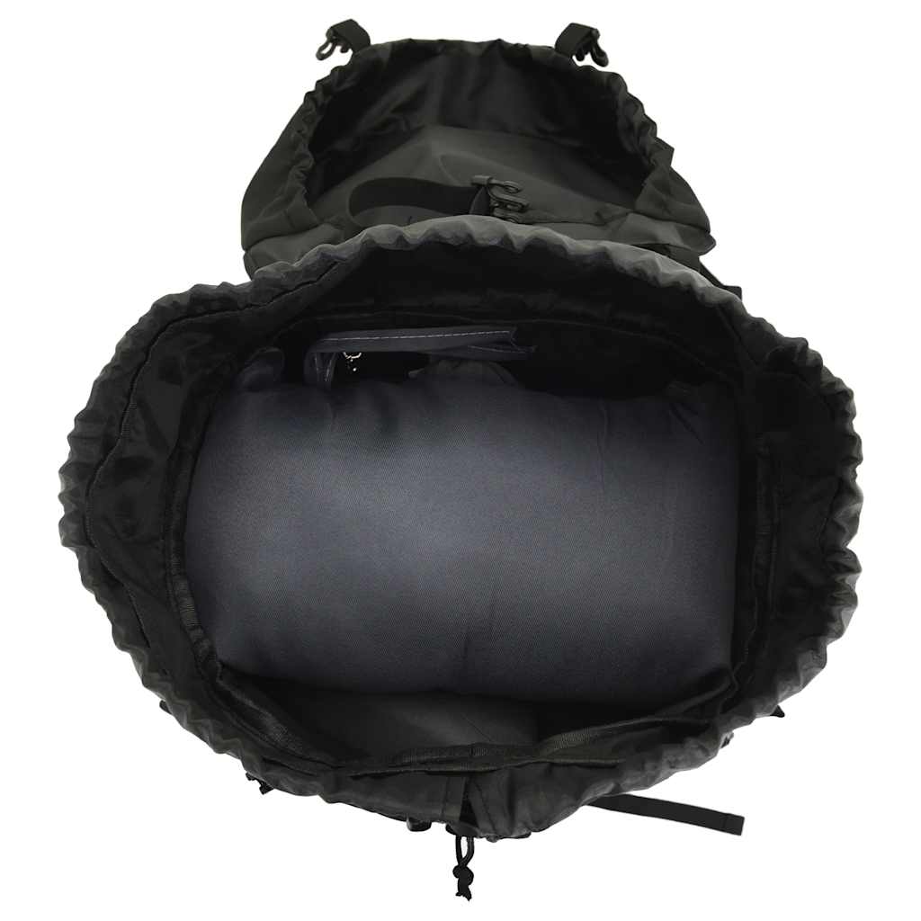 Hiking Backpack Black 80 L Oxford Fabric