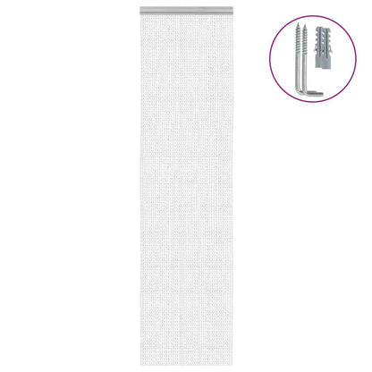 Chain Door Fly Screen 56x186 cm Aluminium