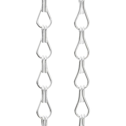 Chain Door Fly Screen 56x186 cm Aluminium